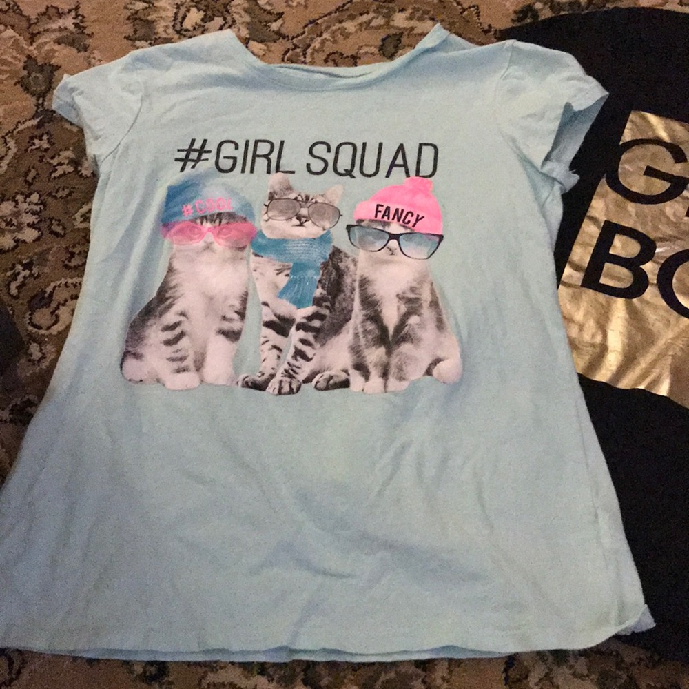 Lot of 3 girl boss girl squad t shirts